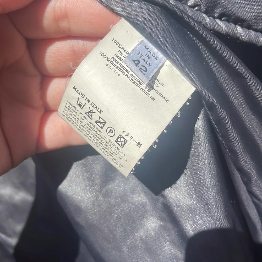 MM6 MAISON MARGIELA PUFFER LONGLINE COAT SIZE 42 - Picture 8 of 8